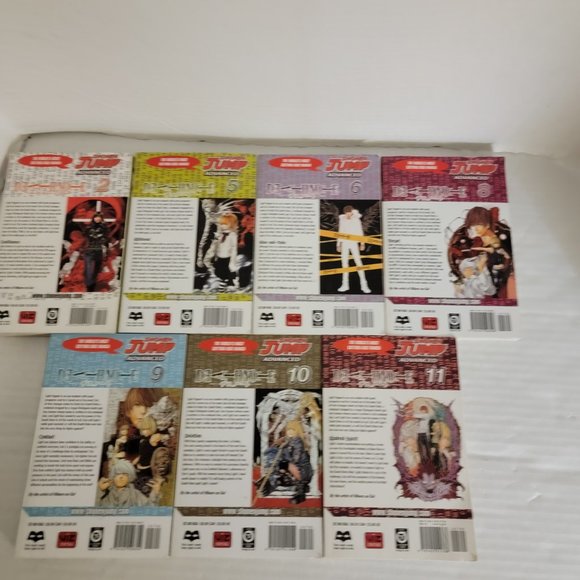 7 Lot Shonen Jump Advanced DEATH NOTE Tsugumi Ohba Takeshi Obata 2 5 6 8 9 10 11 - Picture 3 of 10